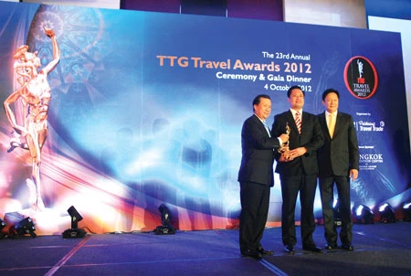 Vietravel - Công ty Lữ hành Việt Nam duy nhất đạt giải thưởng ttg travel awards 2012