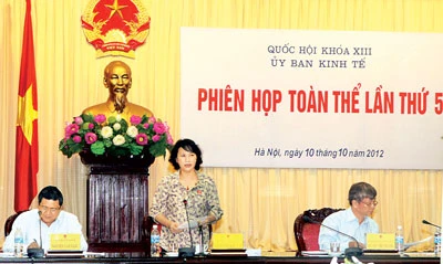 Ủy ban Kinh tế Quốc hội họp phiên toàn thể lần thứ 5: Đẩy mạnh 3 khâu đột phá chiến lược