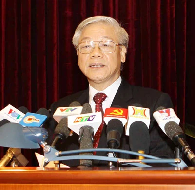 Phát biểu của Tổng Bí thư Nguyễn Phú Trọng bế mạc Hội nghị lần thứ 6 Ban Chấp hành Trung ương Đảng khóa XI