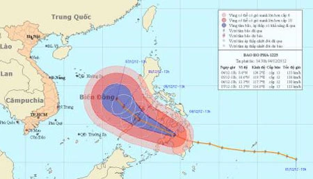 Miền Bắc rét tăng cường, bão mạnh trên biển Đông