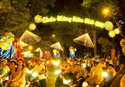 Vui đón năm mới 2013