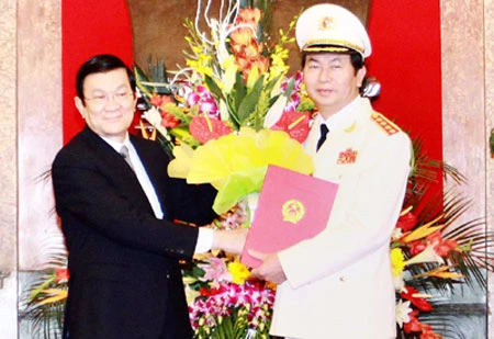 Thăng quân hàm Đại tướng cho Bộ trưởng Trần Đại Quang