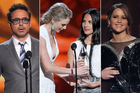 People’s Choice Awards 2013: Phim “The Hunger Games” và nữ ca sĩ Katy Perry thắng lớn