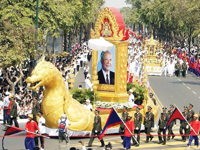 Campuchia hỏa táng Thái thượng hoàng Sihanouk