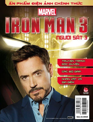 Sáng nay, 18-4: Ấn phẩm sách đồng hành cùng phim “Iron man 3 - Người sắt 3” ra mắt