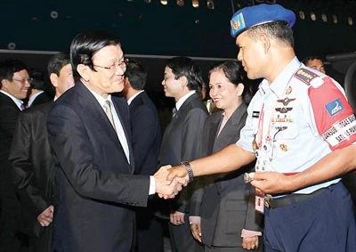 Chủ tịch nước Trương Tấn Sang dự Hội nghị cấp cao APEC 21 tại Bali