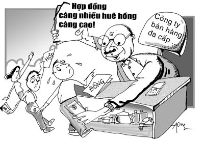 Chiêu trò móc túi từ bán hàng đa cấp