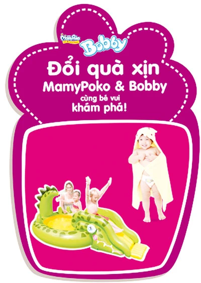 Khuyến mãi lớn “Đổi quà xịn MamyPoko & Bobby, cùng bé vui khám phá”