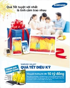 Chọn mua Samsung Galaxy, trúng quà hoành tráng