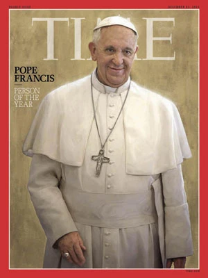 Giáo hoàng Francis là nhân vật của năm 2013