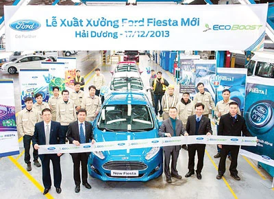 Ford xuất xưởng Fiesta mới động cơ EcoBoost 1.0L