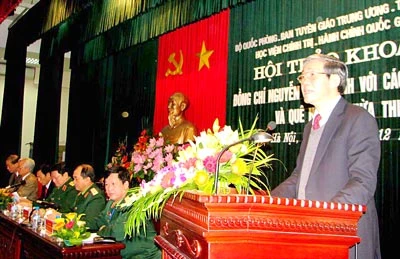 Đại tướng Nguyễn Chí Thanh - Người chiến sĩ cách mạng kiên cường, nhà lãnh đạo xuất sắc