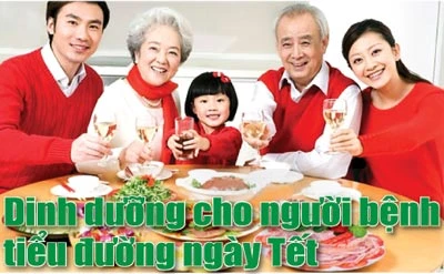 Dinh dưỡng cho người bệnh tiểu đường ngày Tết