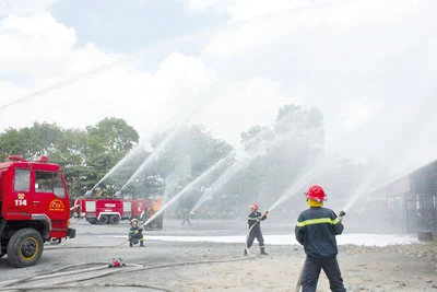 Vedan thực hiện tốt công tác an toàn vệ sinh lao động và phòng chống cháy nổ