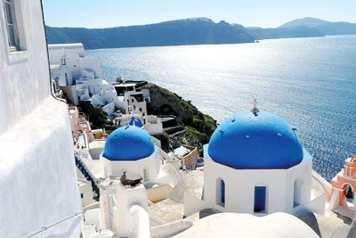 Trong thế giới độc nhất vô nhị của Santorini