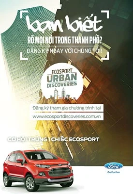 Ford Việt Nam khởi động chương trình Urban Discoveries - Hành trình khám phá thành phố cùng Ford EcoSport