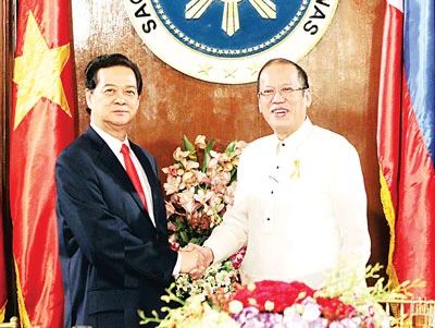 Thủ tướng Nguyễn Tấn Dũng hội đàm với Tổng thống Philippines: Tăng kim ngạch thương mại hai chiều đạt 3 tỷ USD vào năm 2016
