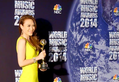 Mỹ Tâm được vinh danh tại World Music Awards