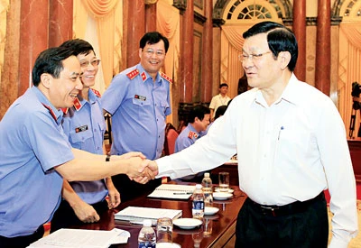 Chủ tịch nước Trương Tấn Sang: Phải chủ động, quyết liệt xử lý các vụ án kinh tế, tham nhũng trọng điểm