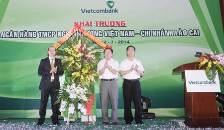 Vietcombank khai trương chi nhánh tại tỉnh Lào Cai