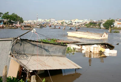 Sạt lở và tái sạt lở ở ĐBSCL ngày càng nguy hiểm