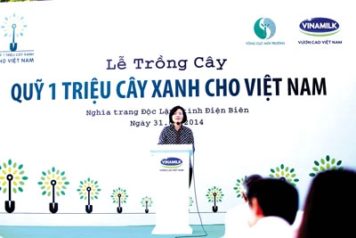Quỹ 1 triệu cây xanh cho Việt Nam trồng cây xanh tại Đồi Độc Lập – Điện Biên Phủ
