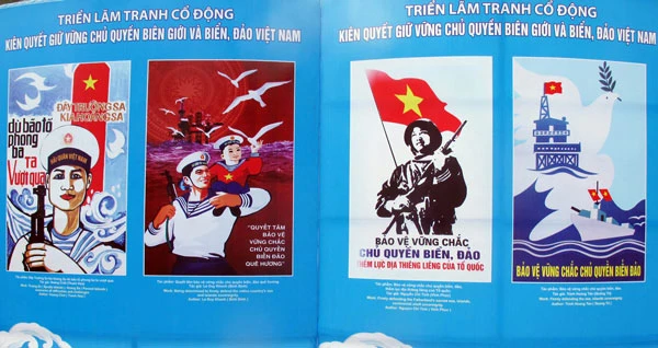 Triển lãm tranh cổ động “Biên giới và biển đảo Việt Nam”