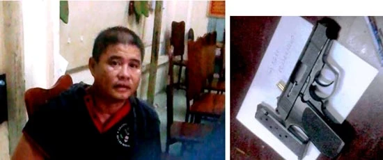 Vụ đối tượng “múa súng” tại UBND quận Tân Phú: Súng do công ty bảo vệ cấp