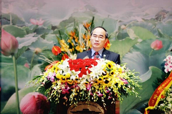 Ông Nguyễn Thiện Nhân tiếp tục giữ chức Chủ tịch Ủy ban Trung ương Mặt trận Tổ quốc Việt Nam khóa VIII