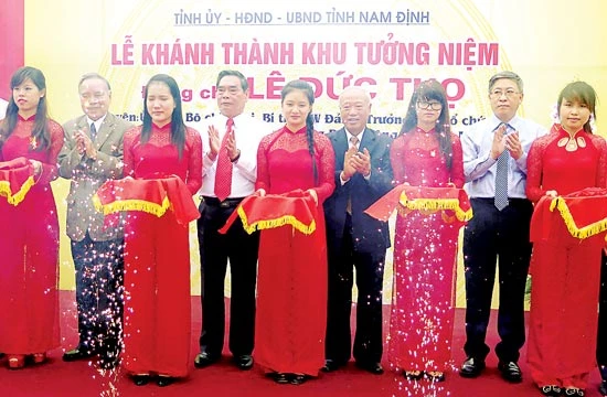 Khánh thành Khu tưởng niệm đồng chí Lê Đức Thọ