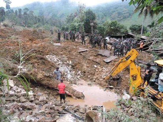 Sri Lanka: Số người chết do lở đất tăng hơn 100 người