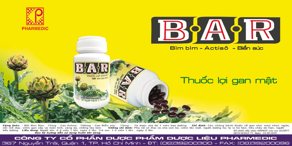 B.A.R - dược thảo bảo vệ gan, mật