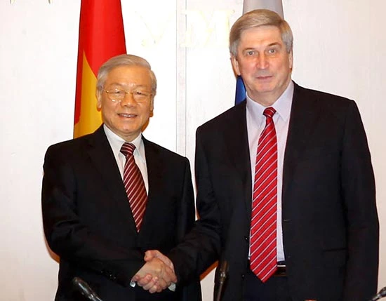 Quan hệ đối tác chiến lược Việt - Nga ngày càng phát triển sâu rộng