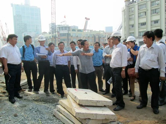 Dự án nâng cấp đường Nguyễn Huệ: Tết Nguyên đán sẽ lưu thông bình thường