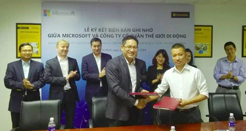 Microsoft và Thế giới Di động hợp tác đưa sản phẩm chính hãng đến người tiêu dùng