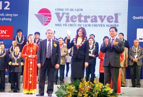 Vietravel lần thứ hai liên tiếp được công nhận “Thương hiệu quốc gia”