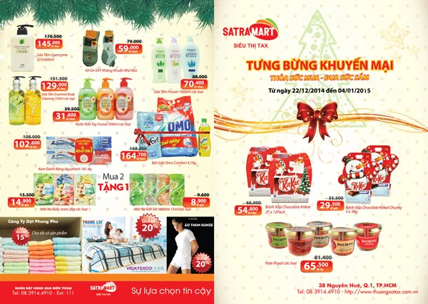 Tổng Công ty Thương mại Sài Gòn: Giảm giá nhiều mặt hàng 30%