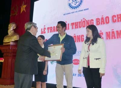 Giải thưởng Báo chí về KH-CN năm 2014: Báo Sài Gòn Giải Phóng đoạt giải Nhất