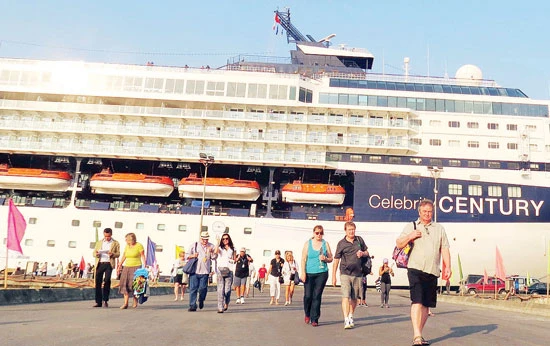 2.500 khách quốc tế đến Huế bằng tàu biển 5 sao