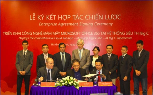 Hệ thống Siêu thị Big C và Microsoft ký kết hợp tác ứng dụng CNTT