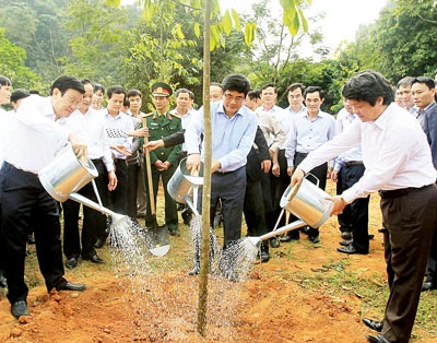 Chủ tịch nước Trương Tấn Sang phát động “Tết trồng cây đời đời nhớ ơn Bác Hồ”