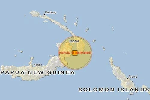 Khả năng có sóng thần sau trận động đất mạnh 7,7 độ richte tại Papua New Guinea