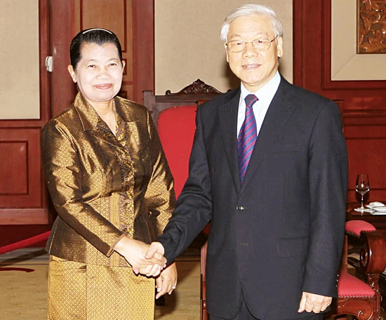 Tăng cường quan hệ đoàn kết hữu nghị, hợp tác toàn diện Việt Nam - Campuchia