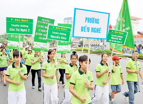 “15 phút mỗi tuần vì thành phố an toàn - sạch đẹp - văn minh”