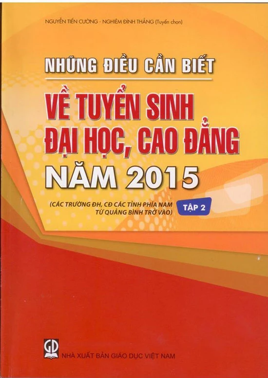 Phát hành cuốn “Những điều cần biết về tuyển sinh ĐH-CĐ năm 2015”