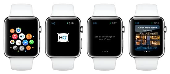 HotelQuickly ra mắt phiên bản dành cho Apple Watch