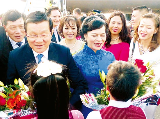Chủ tịch nước Trương Tấn Sang bắt đầu chuyến thăm Cộng hòa Czech