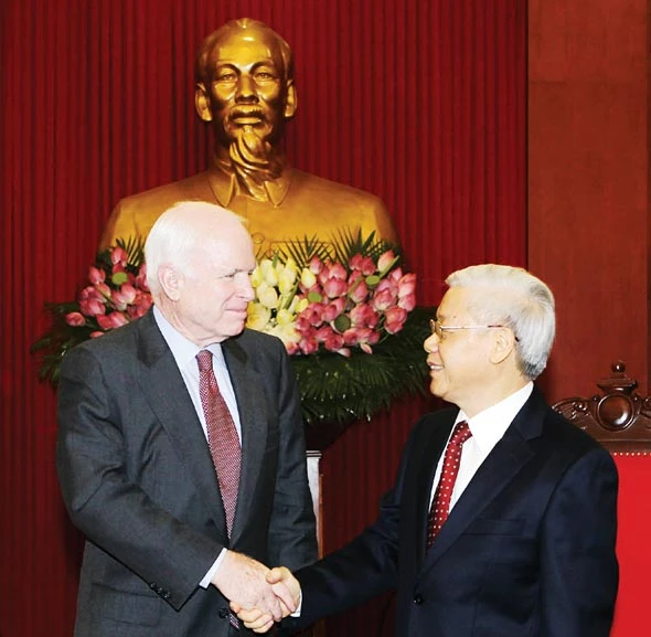 Tổng Bí thư Nguyễn Phú Trọng tiếp đoàn Thượng nghị sĩ Hoa Kỳ