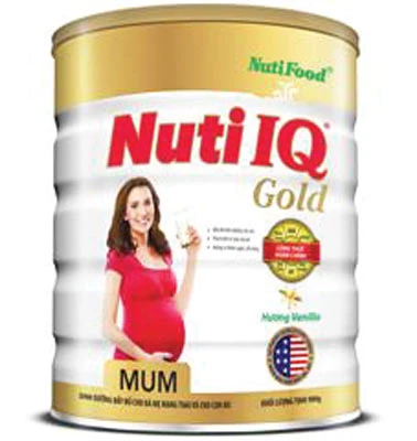 Nuti IQ Mum Gold - Thực phẩm bổ sung vi chất cho bà mẹ mang thai