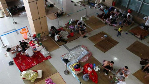 Trung Quốc sơ tán 850.000 dân tránh bão Chan-Hom